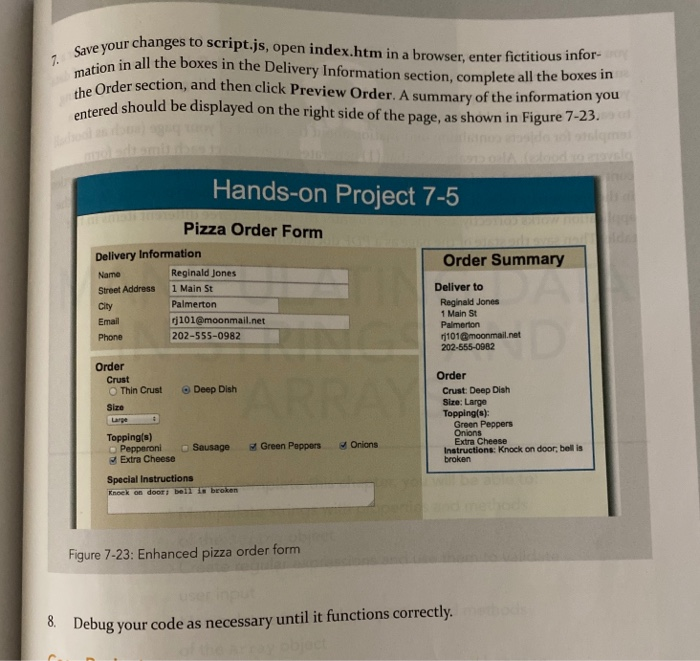 solved: call javascript from code behind | experts... Solved i need the code that goes with the below script.js | Chegg.com