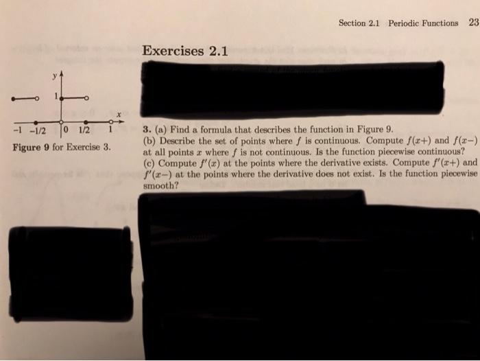 Solved Section 2.1 Periodic Functions 23 Exercises 2.1 | Chegg.com