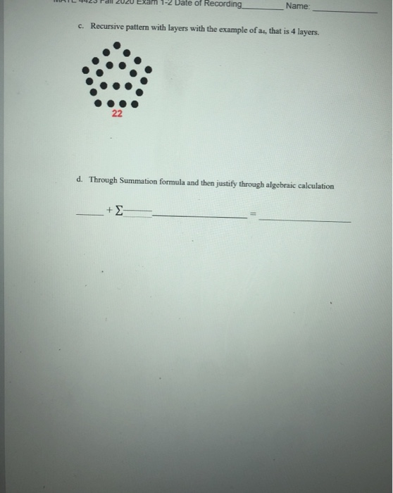 1. Look for a pattern in the sequence of figures | Chegg.com