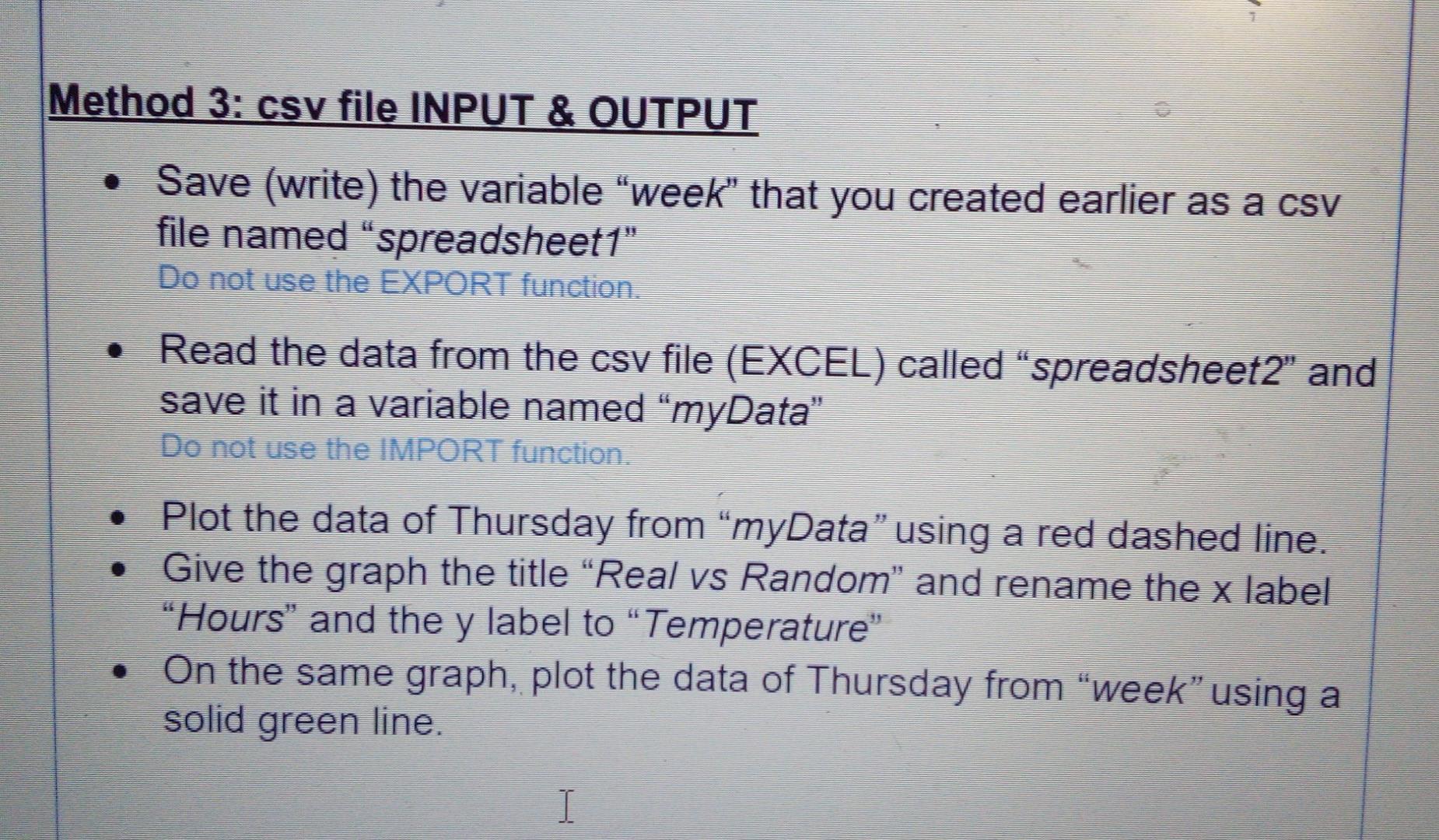 Solved Method 1: Direct INPUT. We all know there are 7 days | Chegg.com