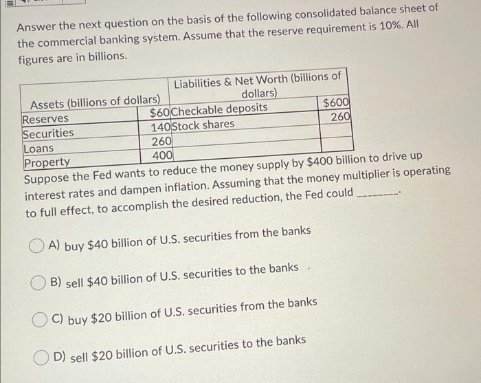 Solved Answer the next question on the basis of the