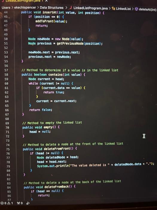 Solved the code is provide below i kept running into this | Chegg.com