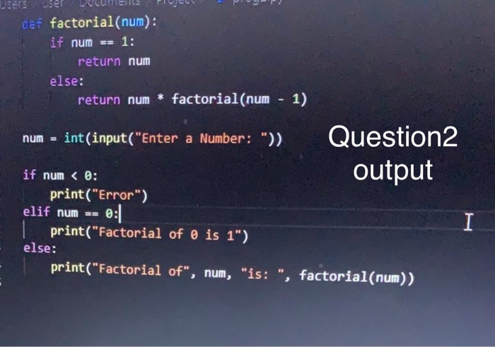 Solved 2. Write a Python program that uses a function to | Chegg.com