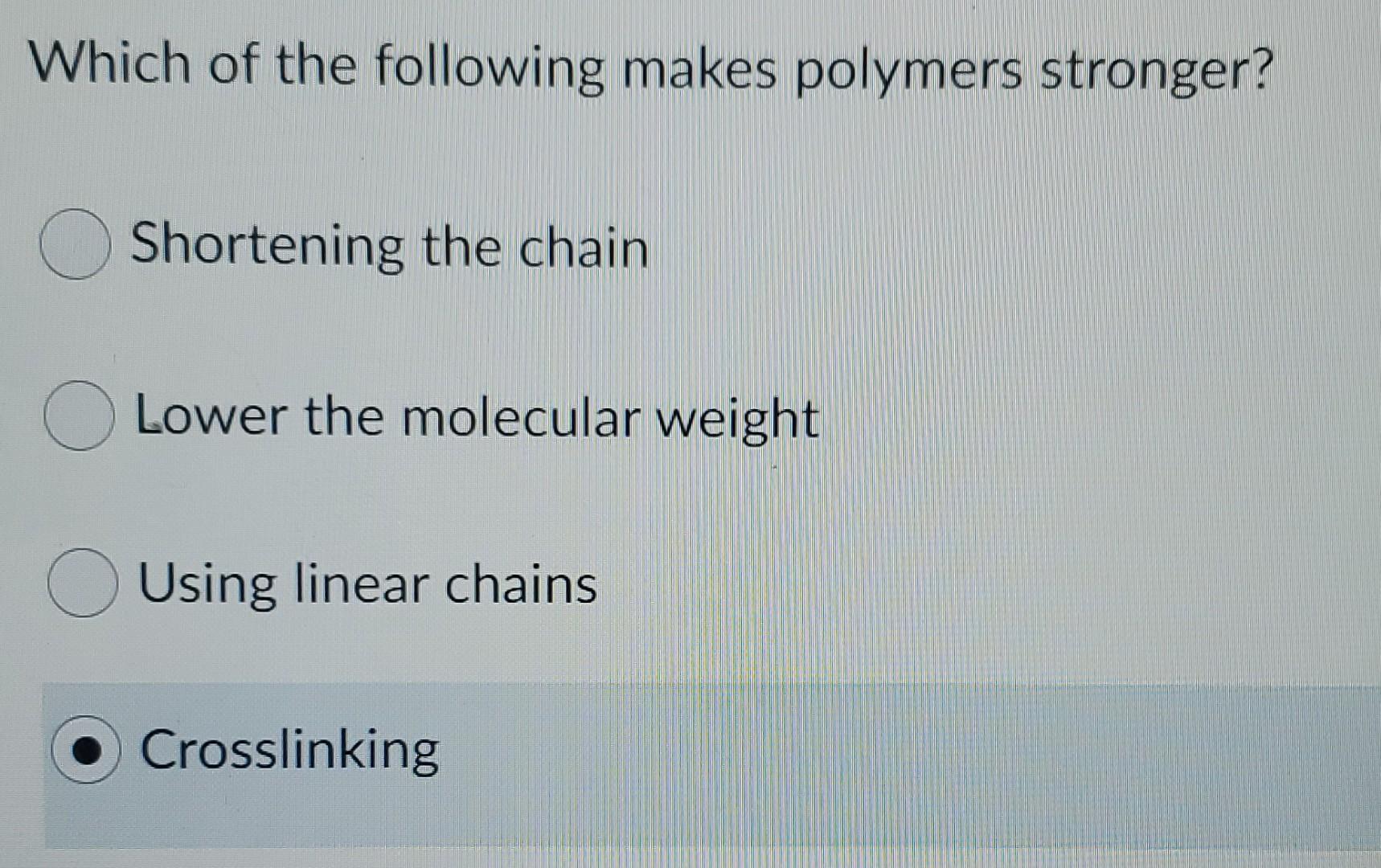 Products, LinearChains
