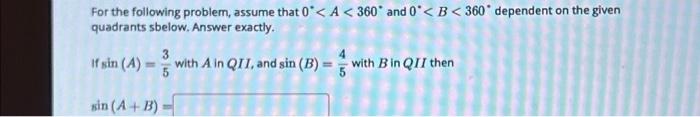 Solved For The Following Problem, Assume That 0*