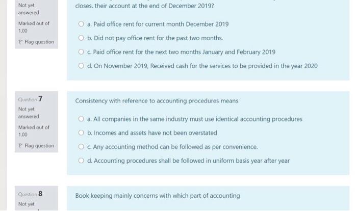 Solved Question 1 Where would you record decrease in asset | Chegg.com