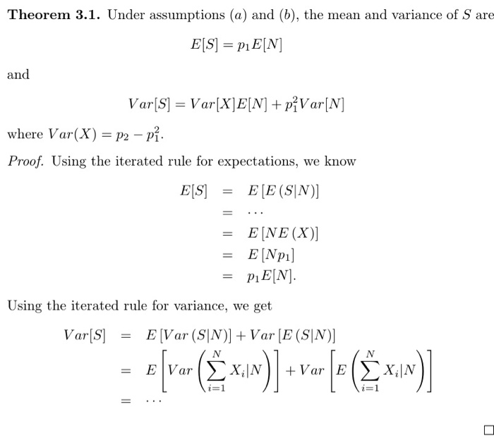 Solved Theorem 3 1 Under Assumptions A And B The Me Chegg Com