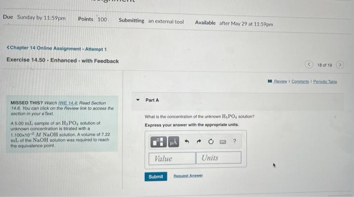 Solved Due Sunday by 11:59pm Points 100 Submitting an | Chegg.com