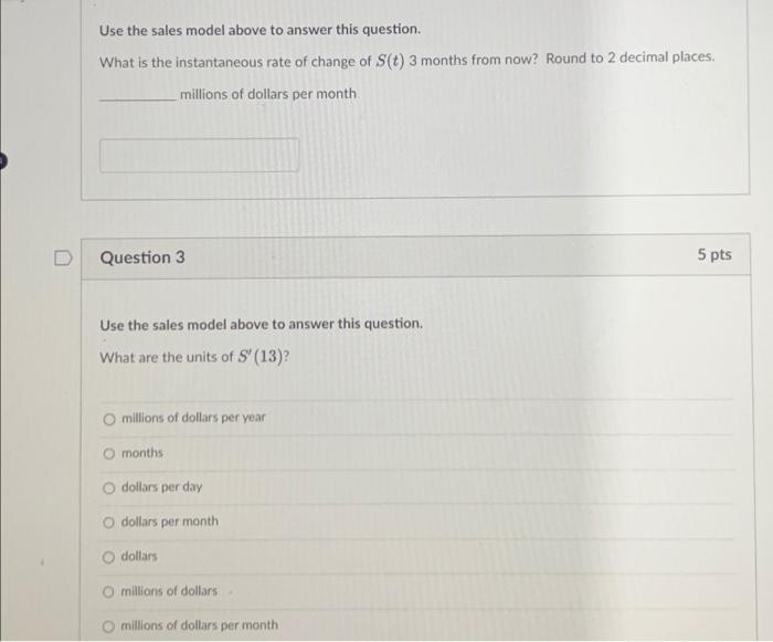 Solved Sales Analysis A Company's Total Sales (in Millions | Chegg.com