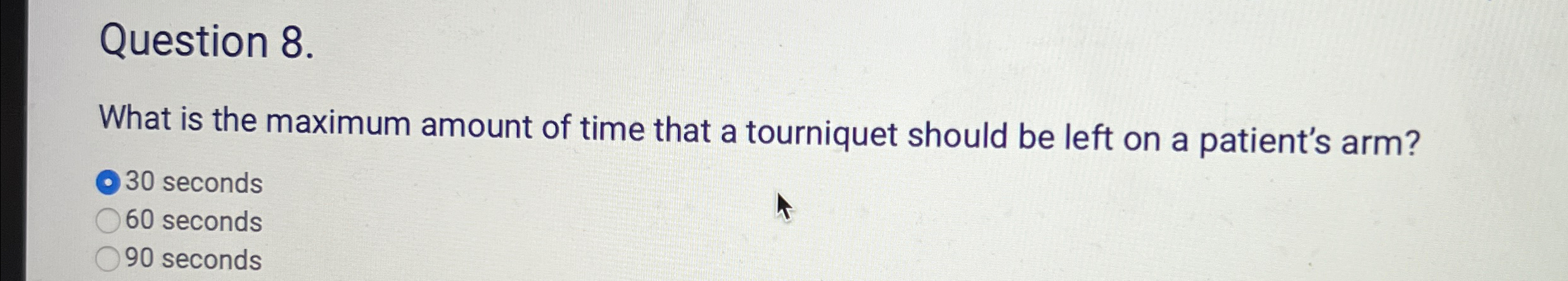 Solved Question 8.What is the maximum amount of time that a | Chegg.com