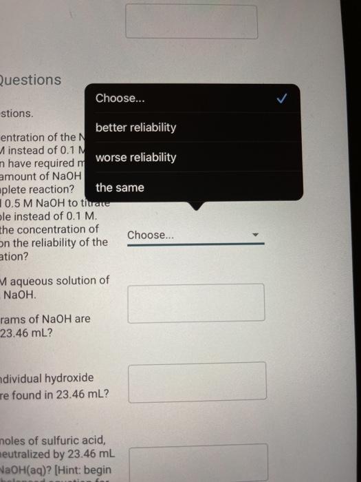 Solved Table 1. Titration data Trial 1 Trial 2 Trial 3 | Chegg.com