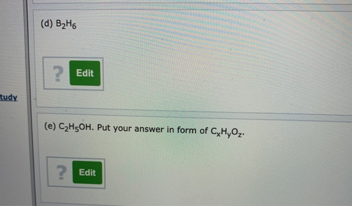 Solved Question 4 What are the empirical formulas of the Chegg