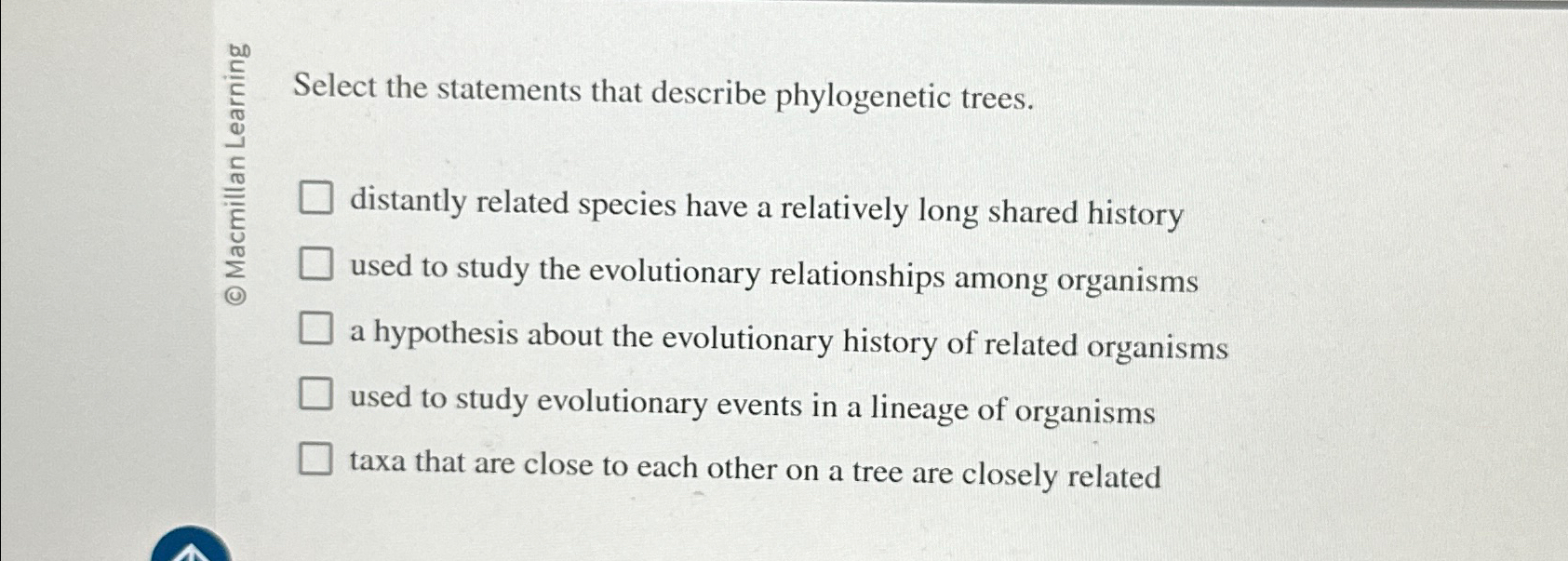 Solved distantly related species have a relatively long | Chegg.com