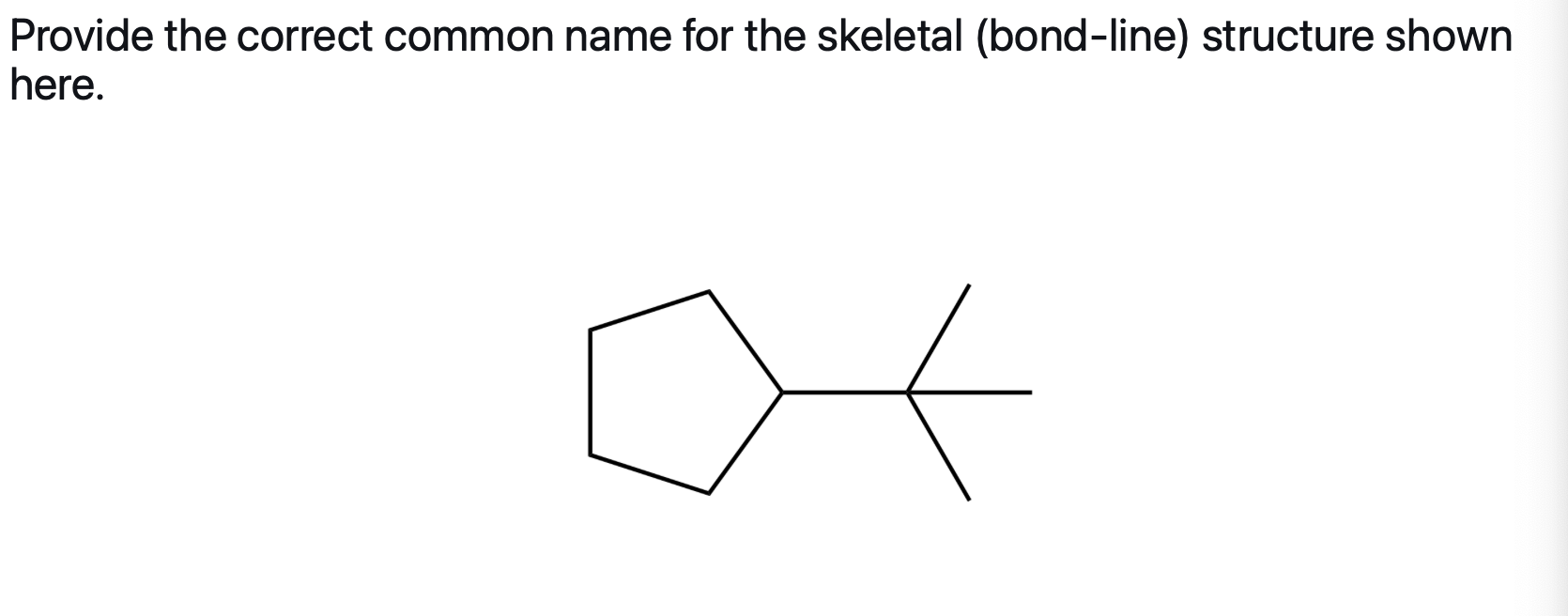 Solved Provide the correct common name for the skeletal | Chegg.com