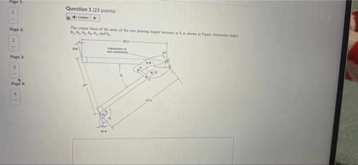 Solved Page 1 Question 1 125 points) Listen Page 2 The | Chegg.com