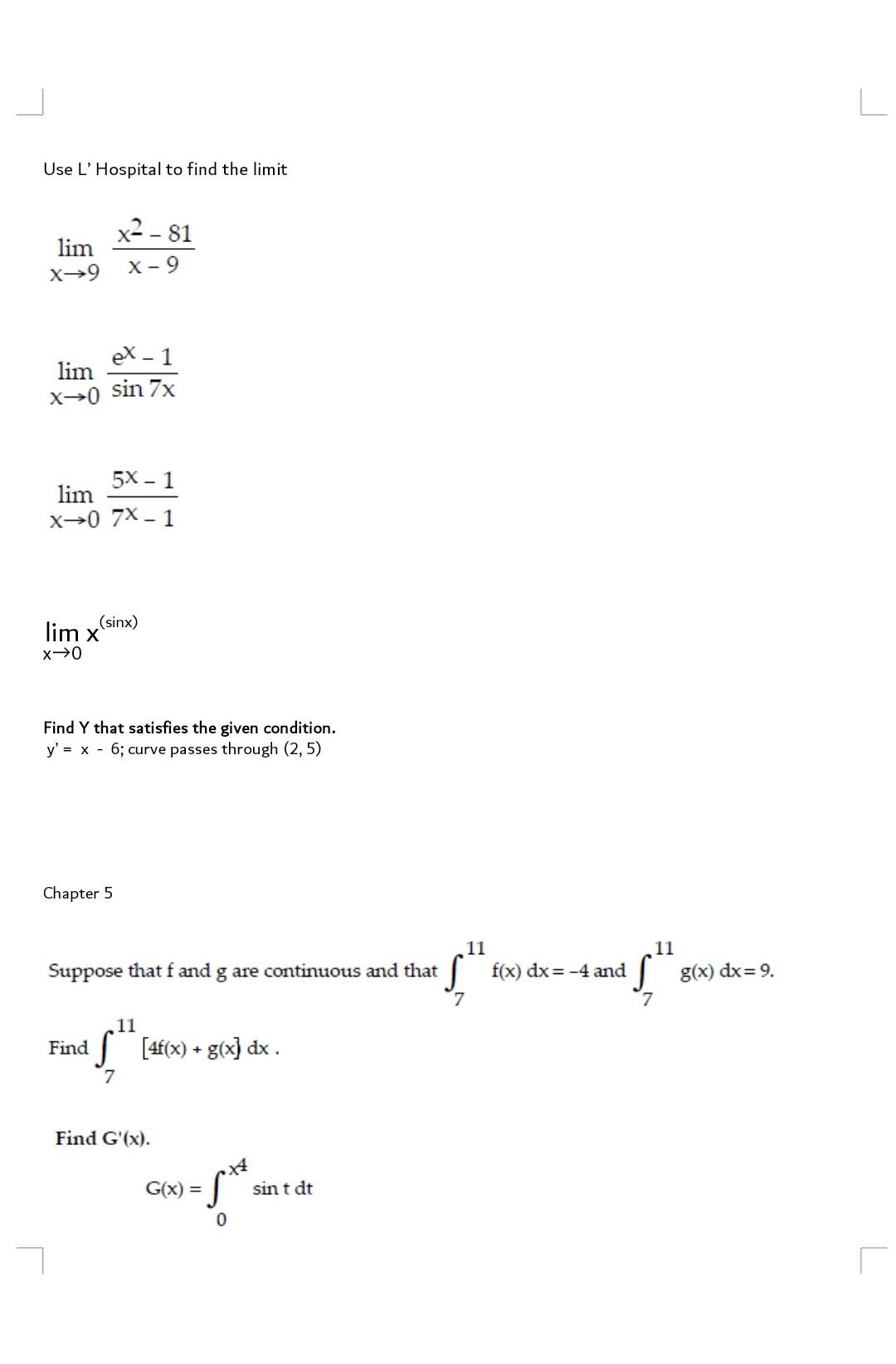 Solved For each graph, determine where the function is | Chegg.com