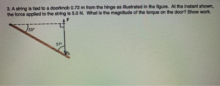 Solved Questions - Torque And Equilibrium Extended Free-body | Chegg.com