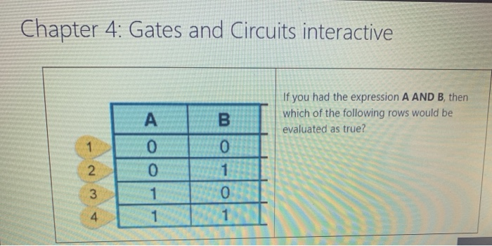 Solved Chapter 4: Gates and Circuits interactive B If you | Chegg.com