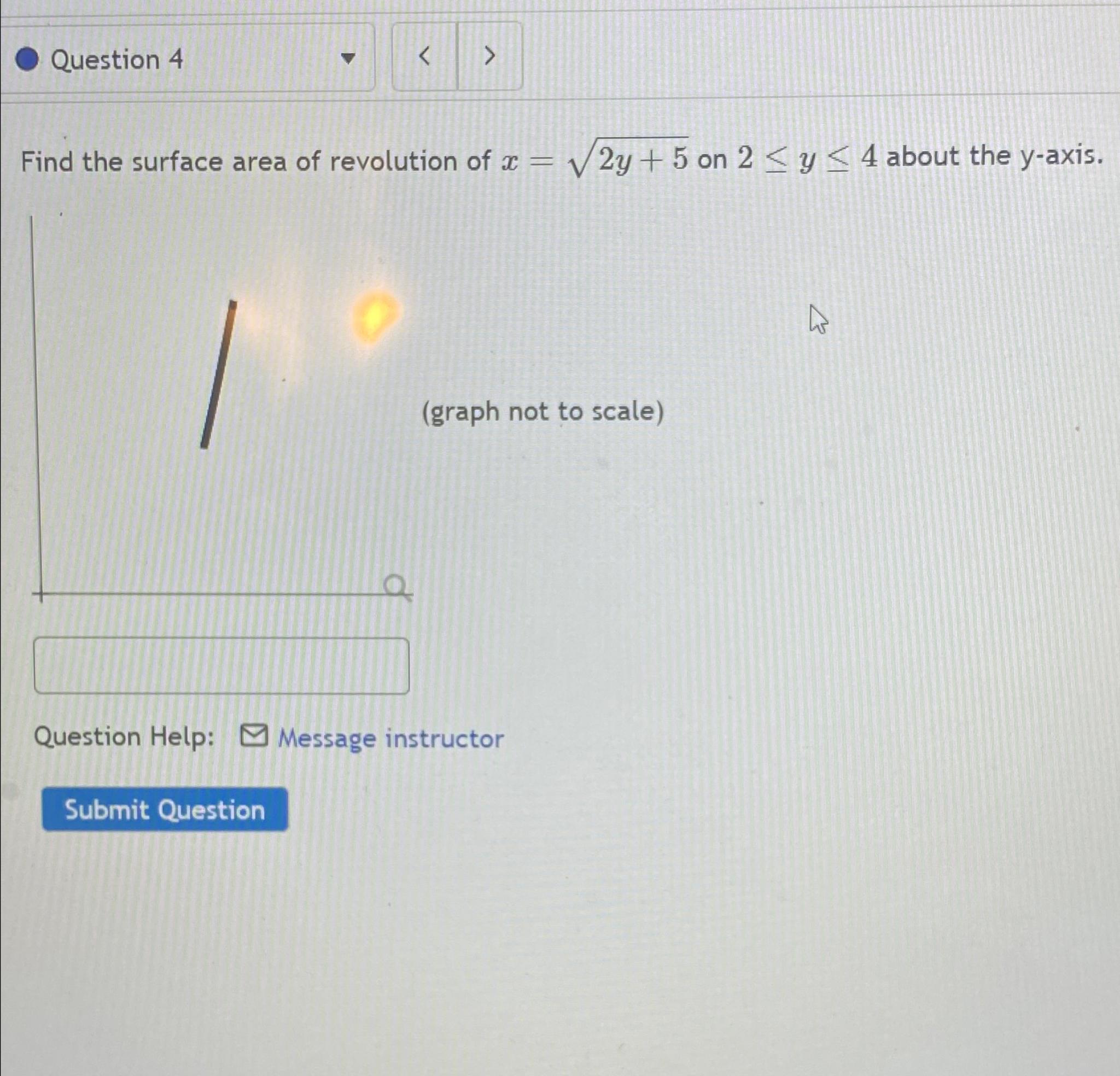 Solved Question Find The Surface Area Of Revolution Of Chegg Com