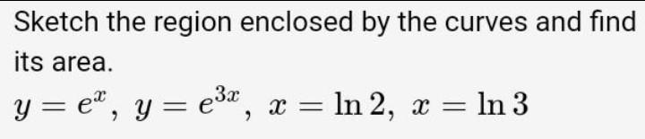 Solved Sketch The Region Enclosed By The Curves And Find Its