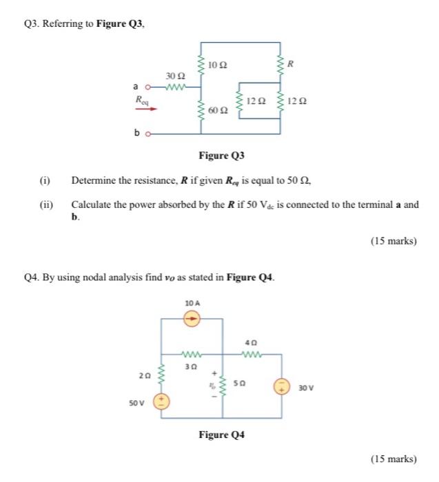 Solved (b) (i) Determine The Current Flowing Through An | Chegg.com