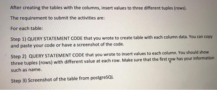 Solved WEEK 5 - ACTIVITY 1 Introduction to database - | Chegg.com