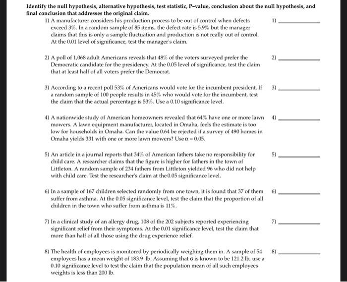 how to find null and alternative hypothesis on statcrunch