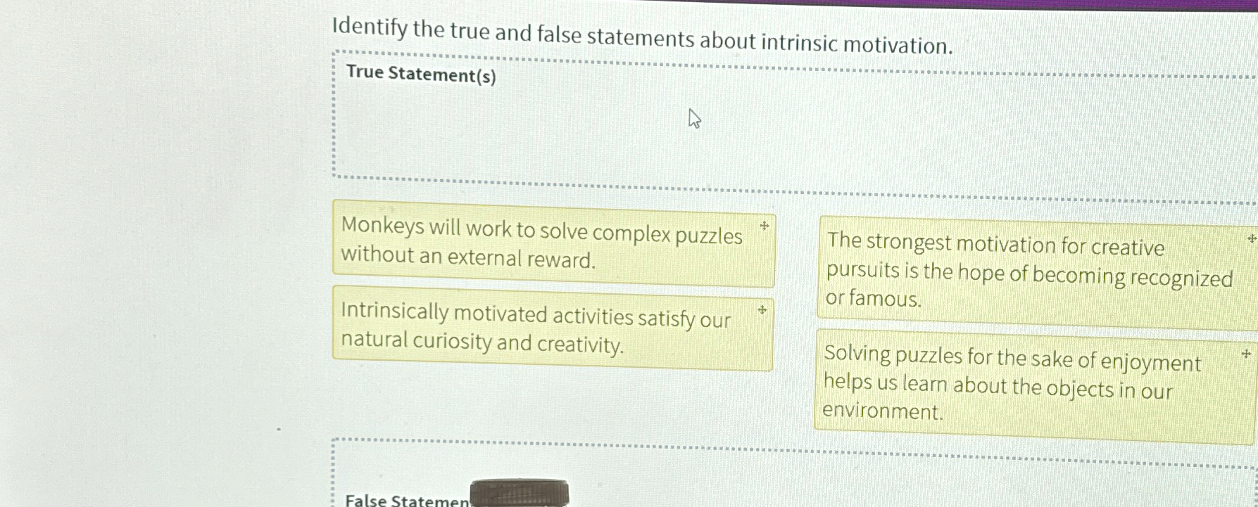 Solved Identify the true and false statements about | Chegg.com