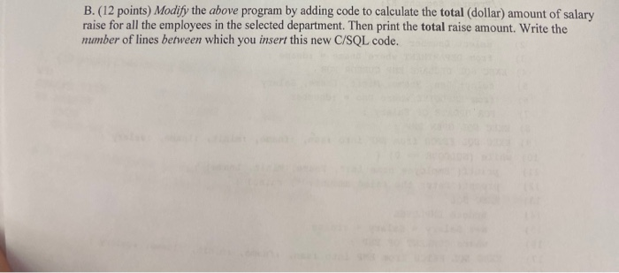 B.(12 points) Modify the above program by adding code | Chegg.com