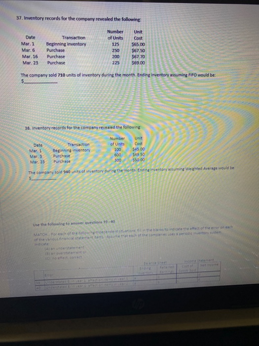 Solved Use the following to answer questions 30-35 Find the | Chegg.com