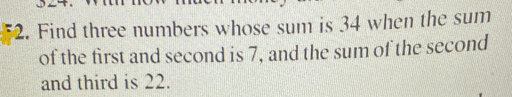 4 decimals whose sum is 2.35