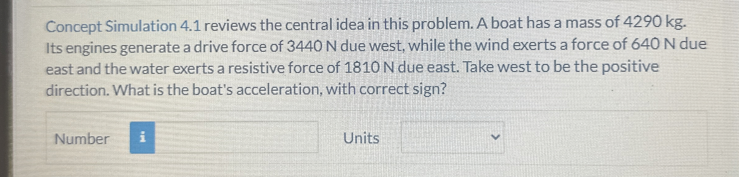 Solved Concept Simulation 4.1 ﻿reviews the central idea in
