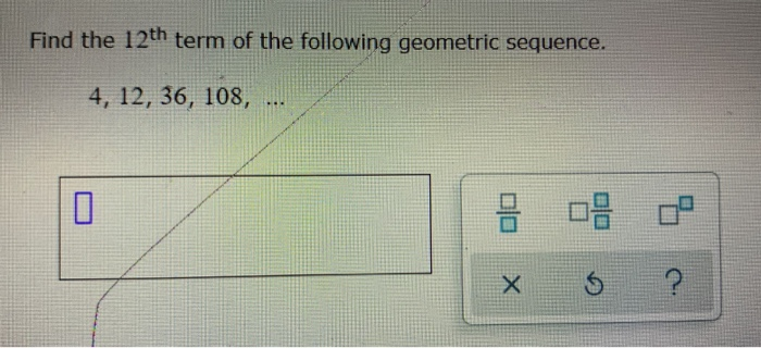 Find The 12th Term Of The Geometric Sequence