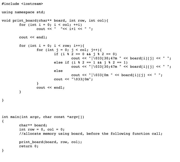 Solved Using C++ language I need a program that plays the | Chegg.com