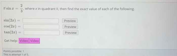 Simplify And Write The Trigonometric Expression In Chegg Com