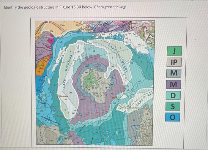Solved Identify the geologic structure in Figure 15.30 | Chegg.com