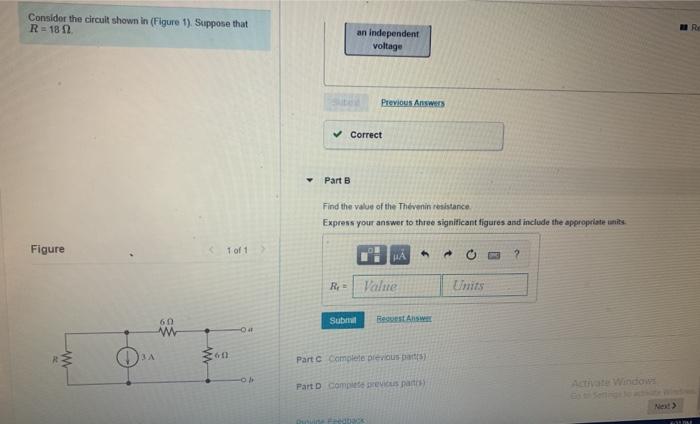 Solved Consider the circuit shown in (Figure 1) Suppose that | Chegg.com
