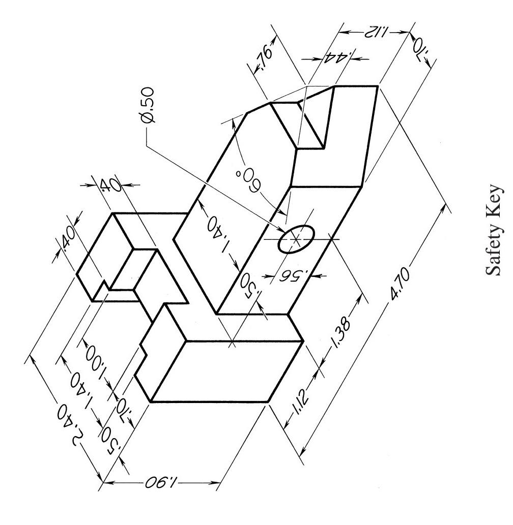 Solved front , top, right view with dimensions in best | Chegg.com