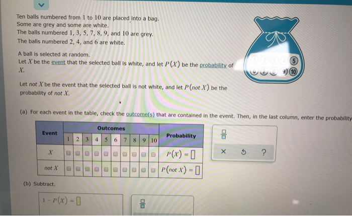 Solved Ten Balls Numbered From 1 To 10 Are Placed Into A Chegg Com