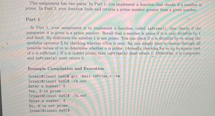 Solved This assignment has two parts. In Part 1, you | Chegg.com