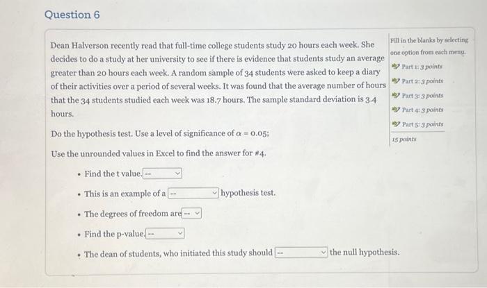 Dean Halverson recently read that full-time college | Chegg.com