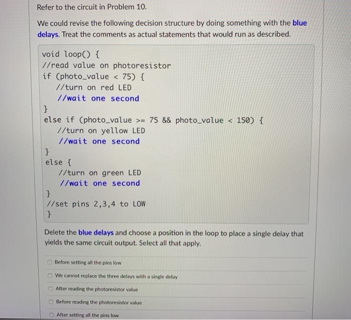 Solved Use the following circuit to answer the next four | Chegg.com