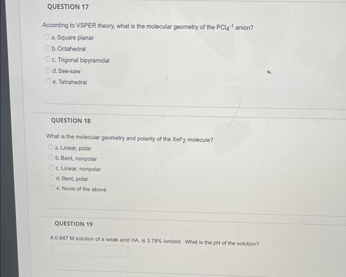 Solved QUESTION 17 According to VSPER theory, what is the | Chegg.com