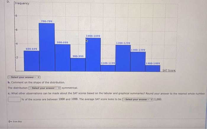 Solved The SAT is a standardized test used by many colleges | Chegg.com