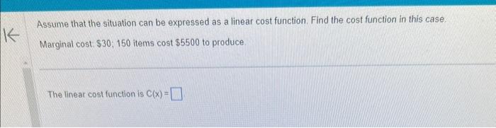 Solved Assume that the situation can be expressed as a | Chegg.com