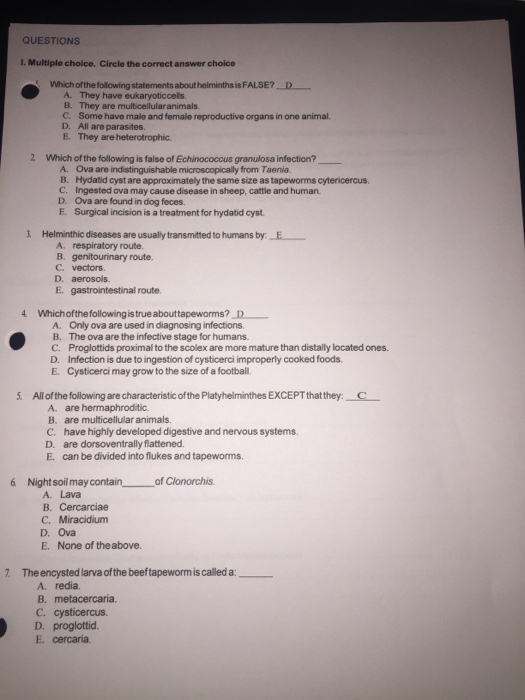 Solved Questions 1. Multiple Choice. Circle The Correct | Chegg.com Solved Questions 1. Multiple Choice. Circle The Correct | Chegg.com