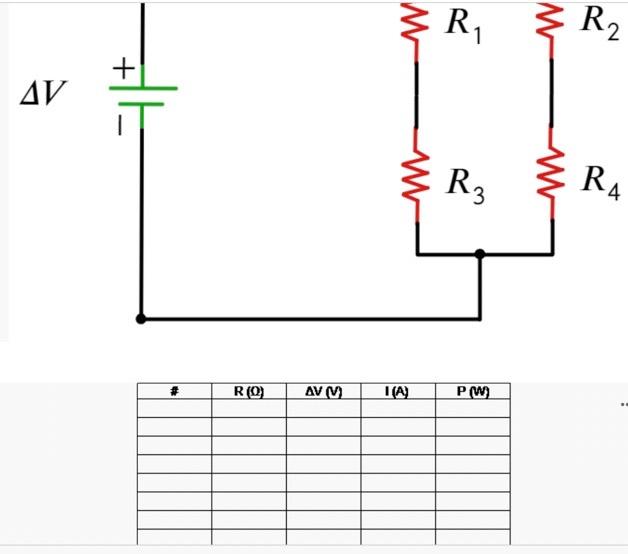 Solved Exercise Fill the table analyzing the circuit | Chegg.com