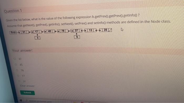 Solved Given the list below, what is the value of the | Chegg.com