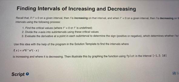 Solved Finding Intervals of Increasing and Decreasing Recall | Chegg.com