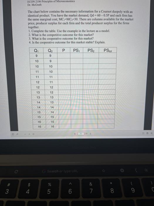 Solved Homework 126 Questions ECON 2106 Principles of | Chegg.com